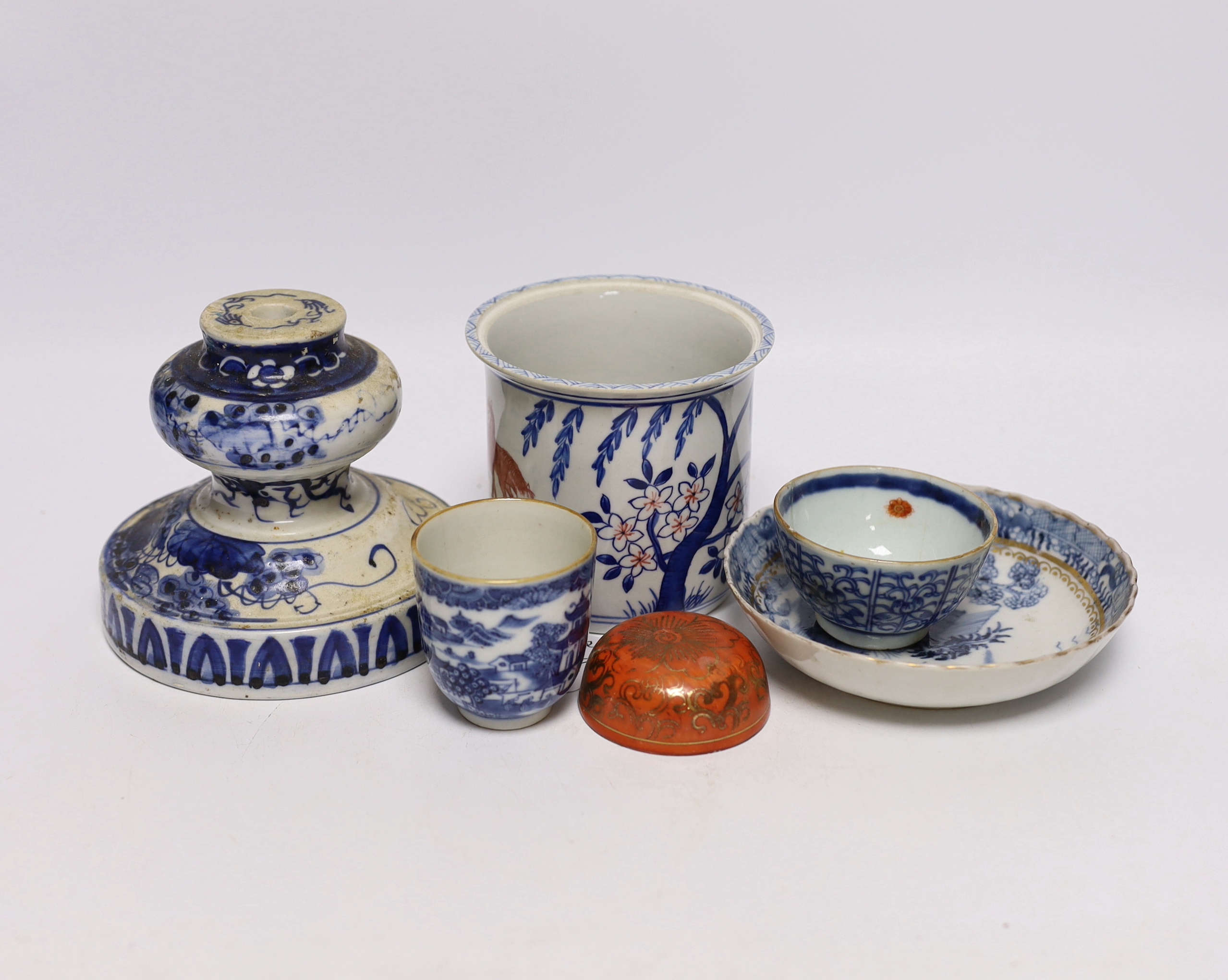 A small collection of various Chinese ceramics